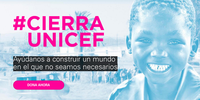 #CierraUNICEF, brillante campaña teaser