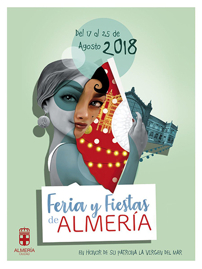 diseño de cartel ganador fiestas almería 2018 antonio lorente