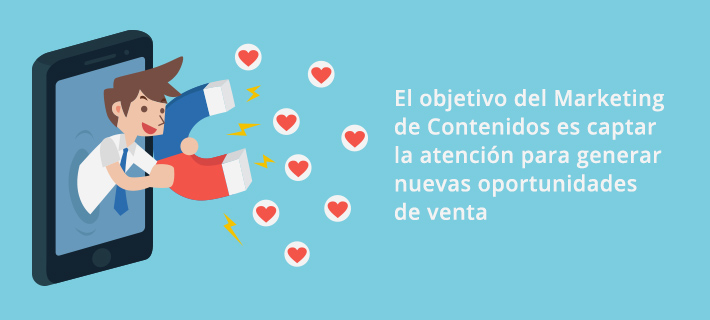 El Marketing de Contenidos es una técnica dirigida a captar nuevos usuarios a través de contenido textual