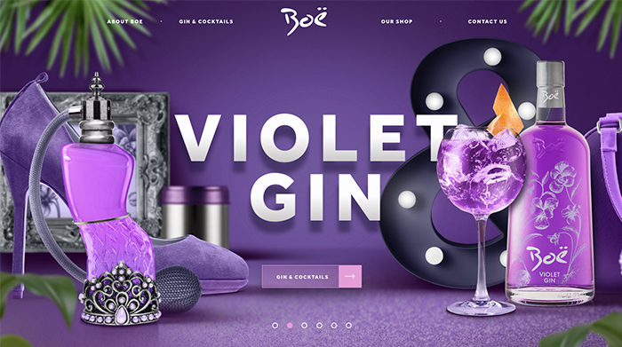 curso de diseño web online Ginebra violeta