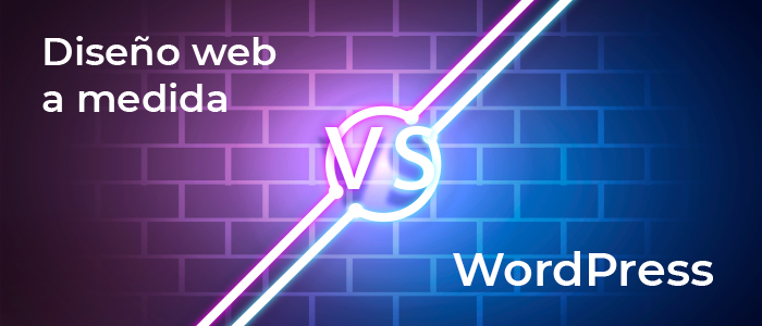 Diseño web a medida vs. WordPress