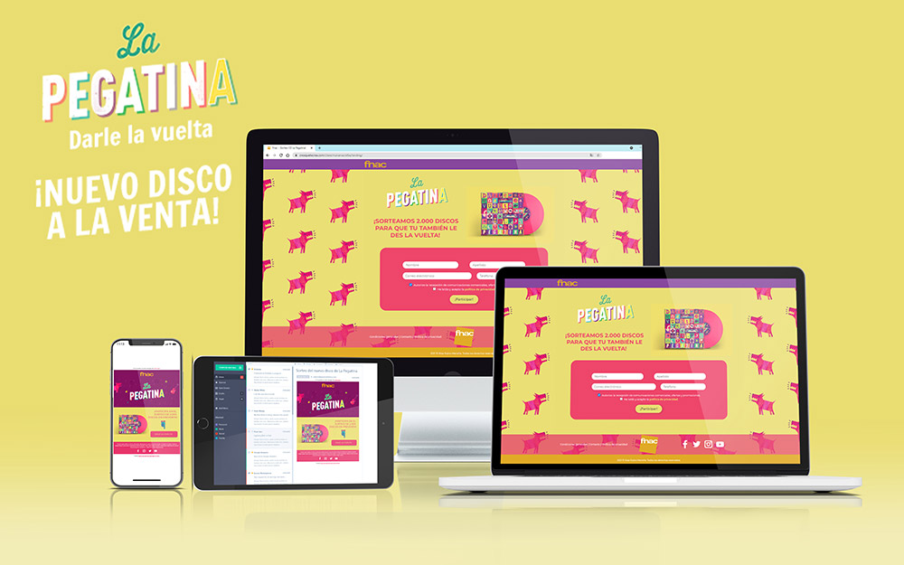 Diseno de web responsive La Pegatina