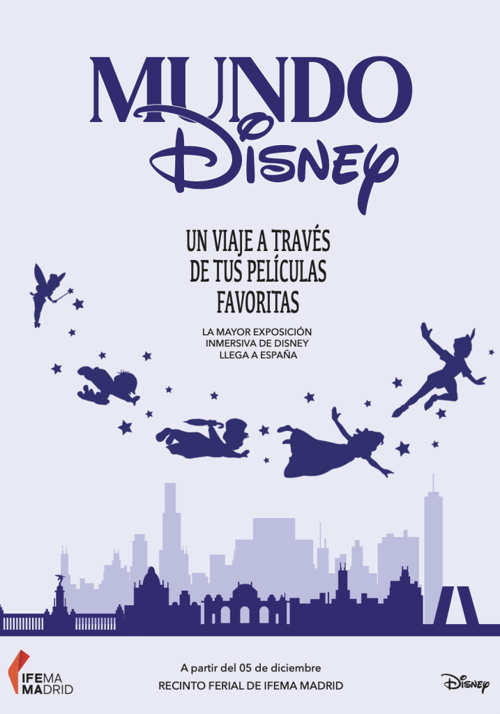 Cartel disney diseño gráfico