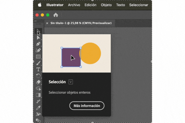 herramienta seleccion illustrator