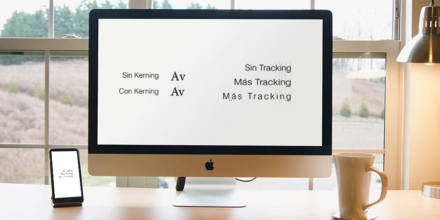 kerning y tracking