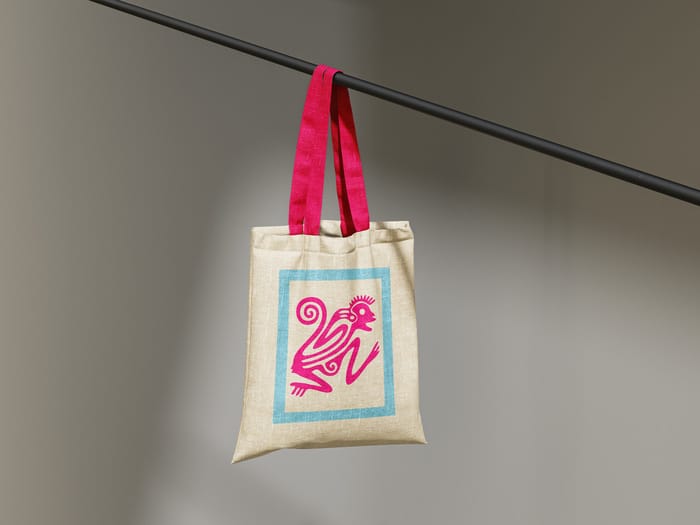 mockup bolsa chocolate