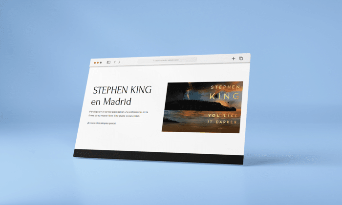Mockup web de conciertos