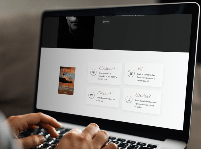 Mockup web Catherine