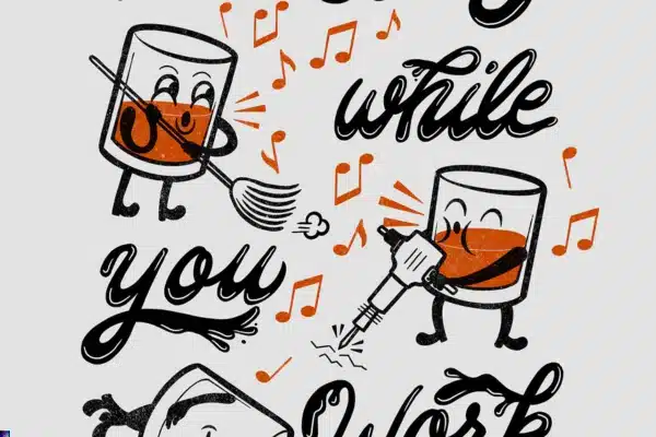 diseño grafico con elementos artesanales