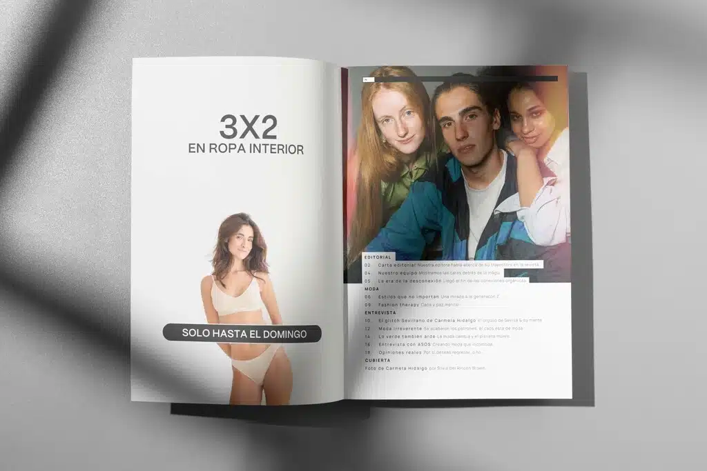 ejemplo revista diseño gráfico