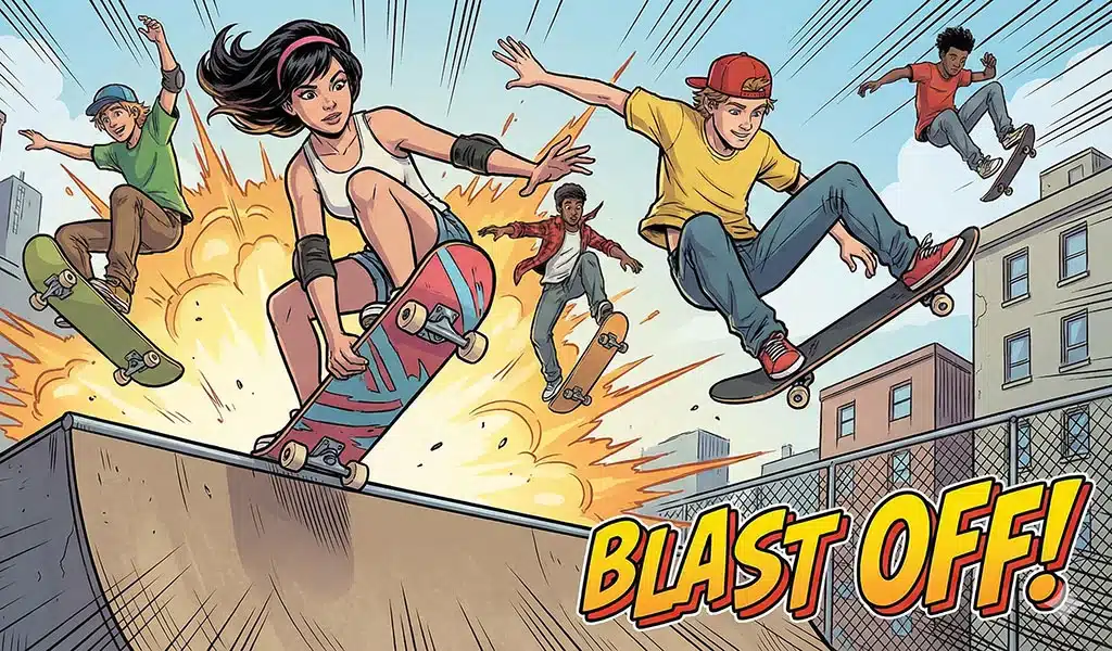 ilustración digital comic