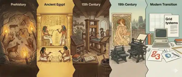 Evolución en la historia de diseño gráfico