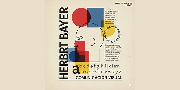 Herbert Bayer en diseño gráfico