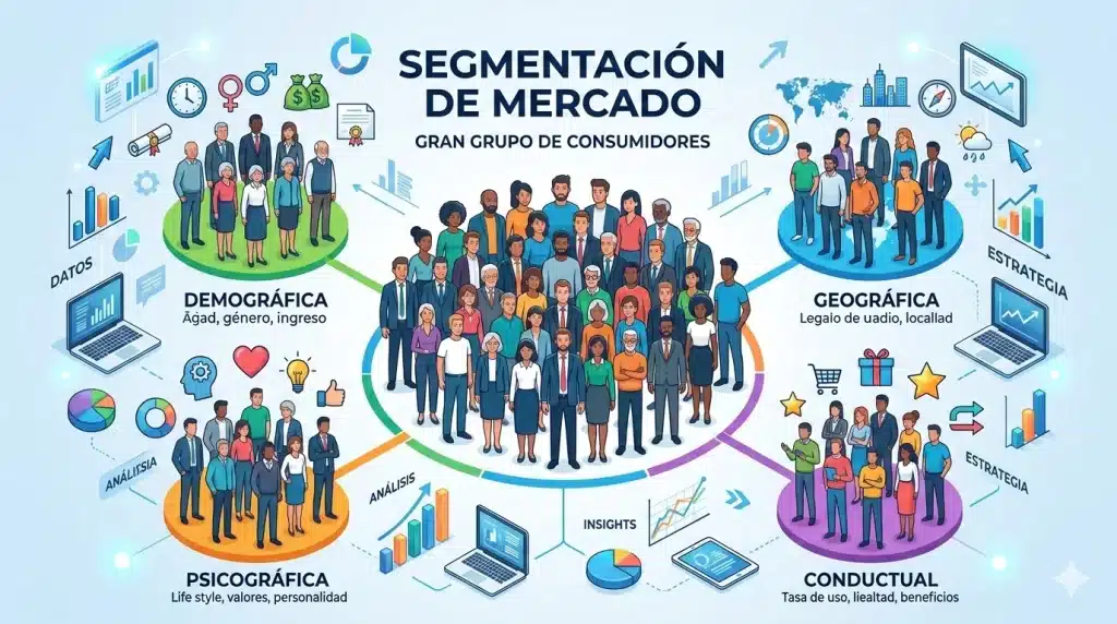 tipos de segmentación