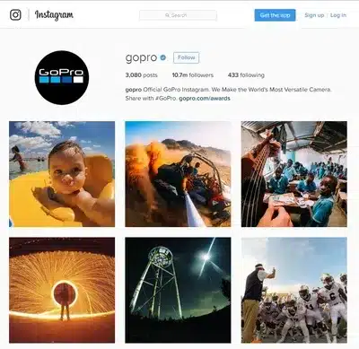 marketing de contenido gopro
