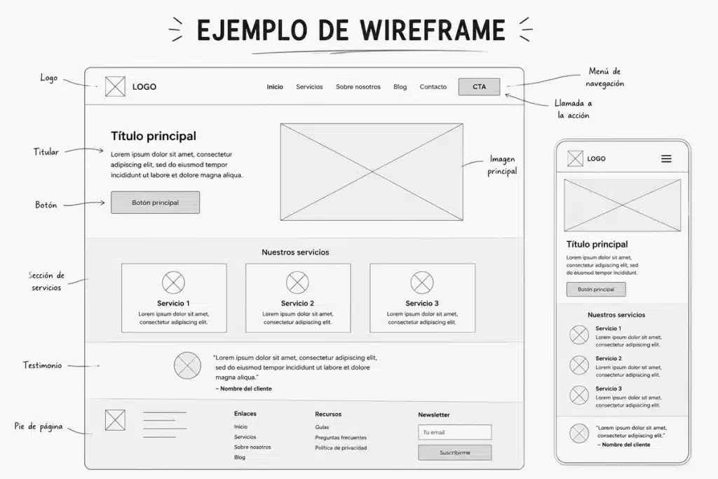 ejemplo de wireframe